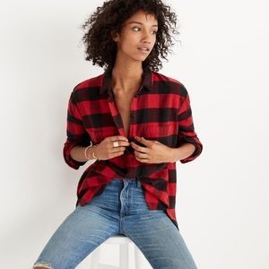 Madewell Ex-Boyfriend Shirt in Albion Plaid